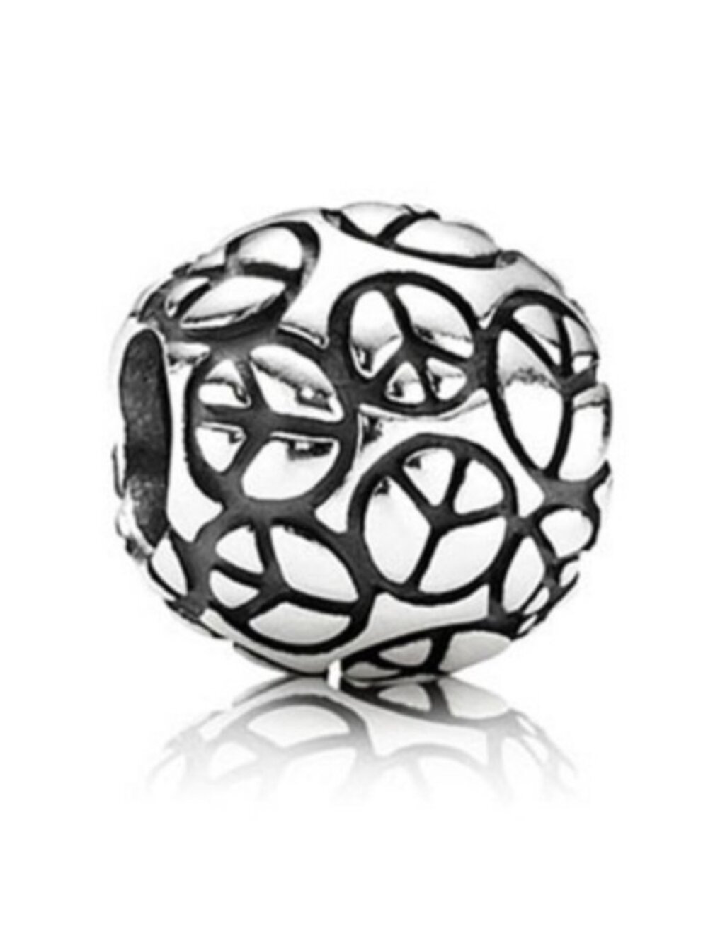 Pandora Retired Sterling Silver World Peace Bead - 790899